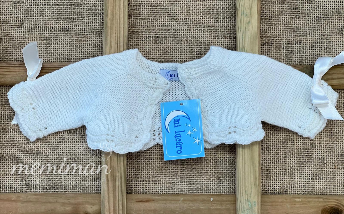 M1334 Bolero punto lazos