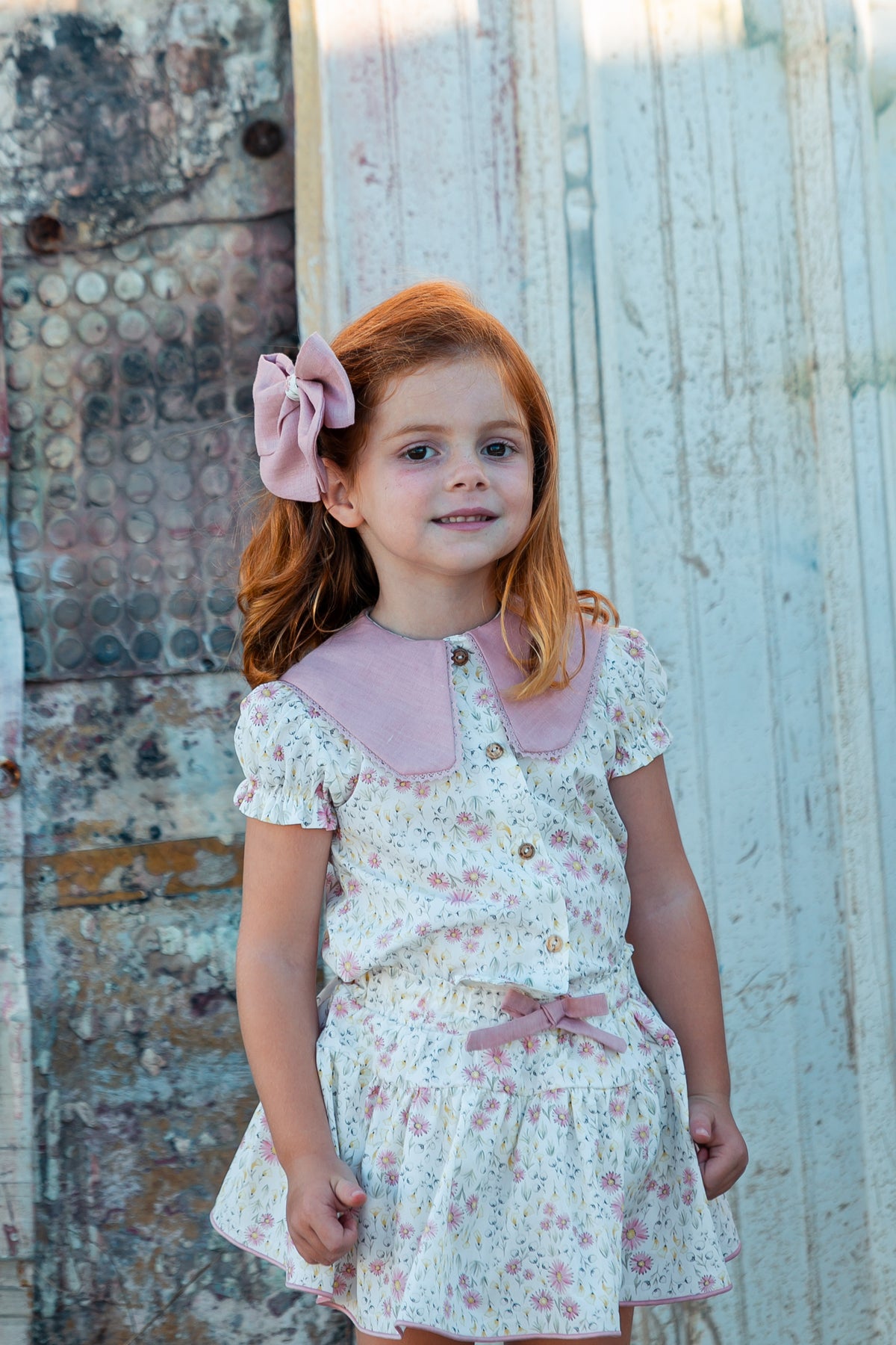LIBERTY Camisa GOLA rosa