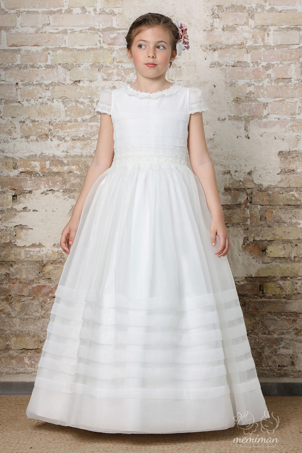 1046 OLGA Abito Comunione Cristal
