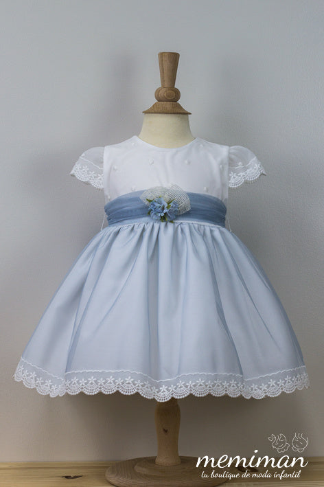 473 Vestito in Tulle Bicolore