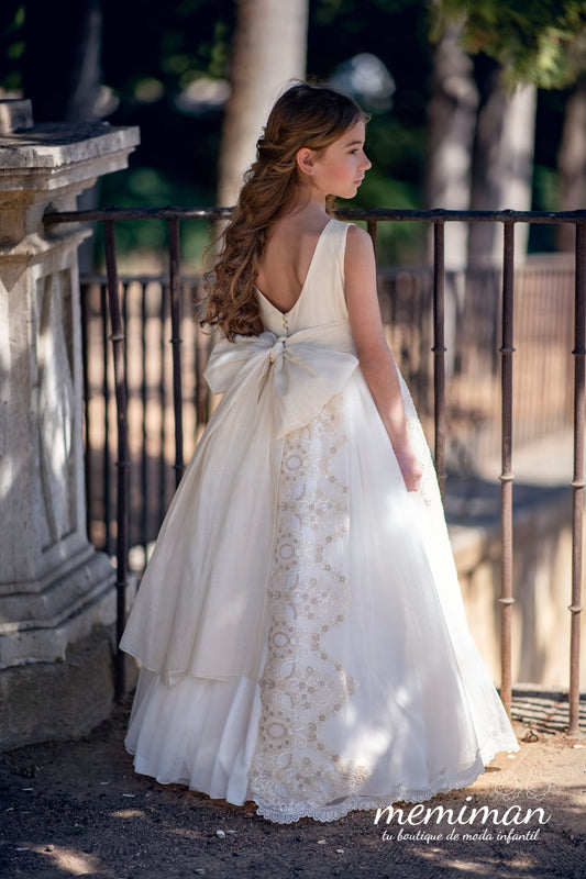 HARMONIA Vestido Comunión Tul Bordado