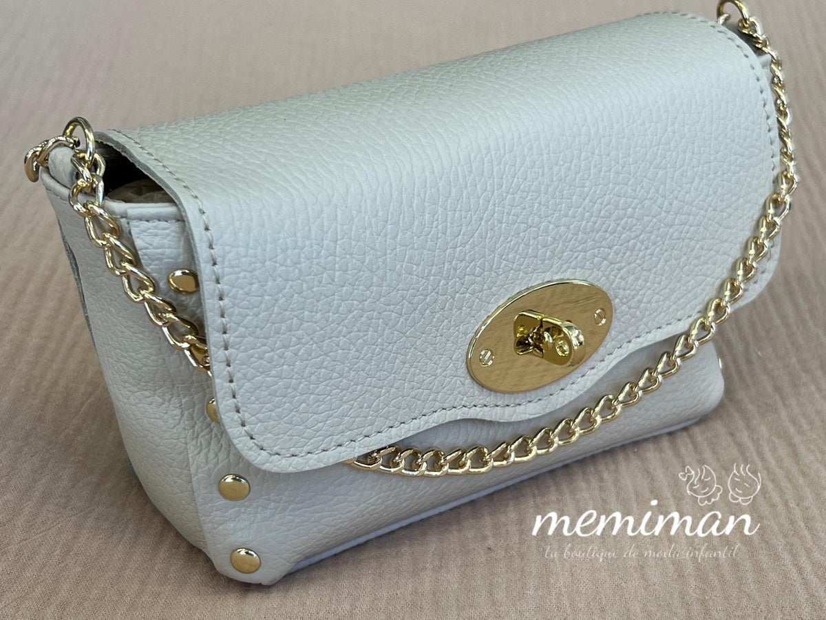 01979 Minibolsa em Pele