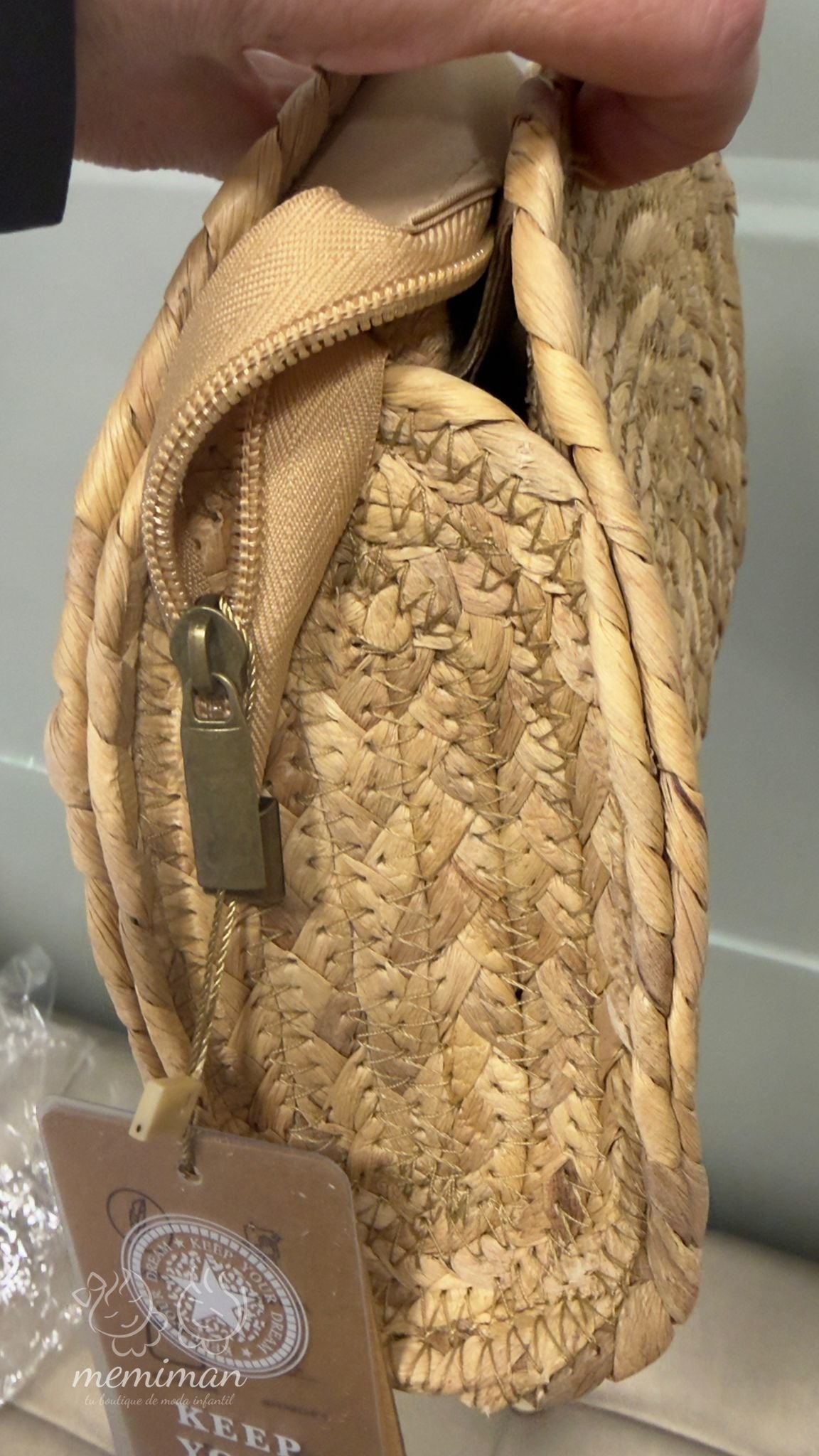 Bolso RAFIA APLIQUE