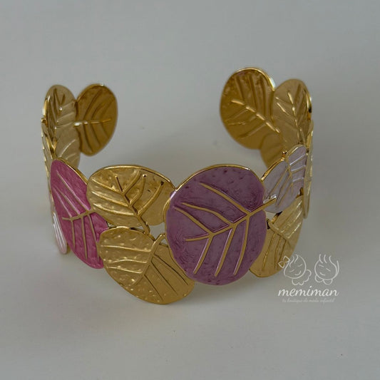 Brazalete HOJAS ESMALTADAS