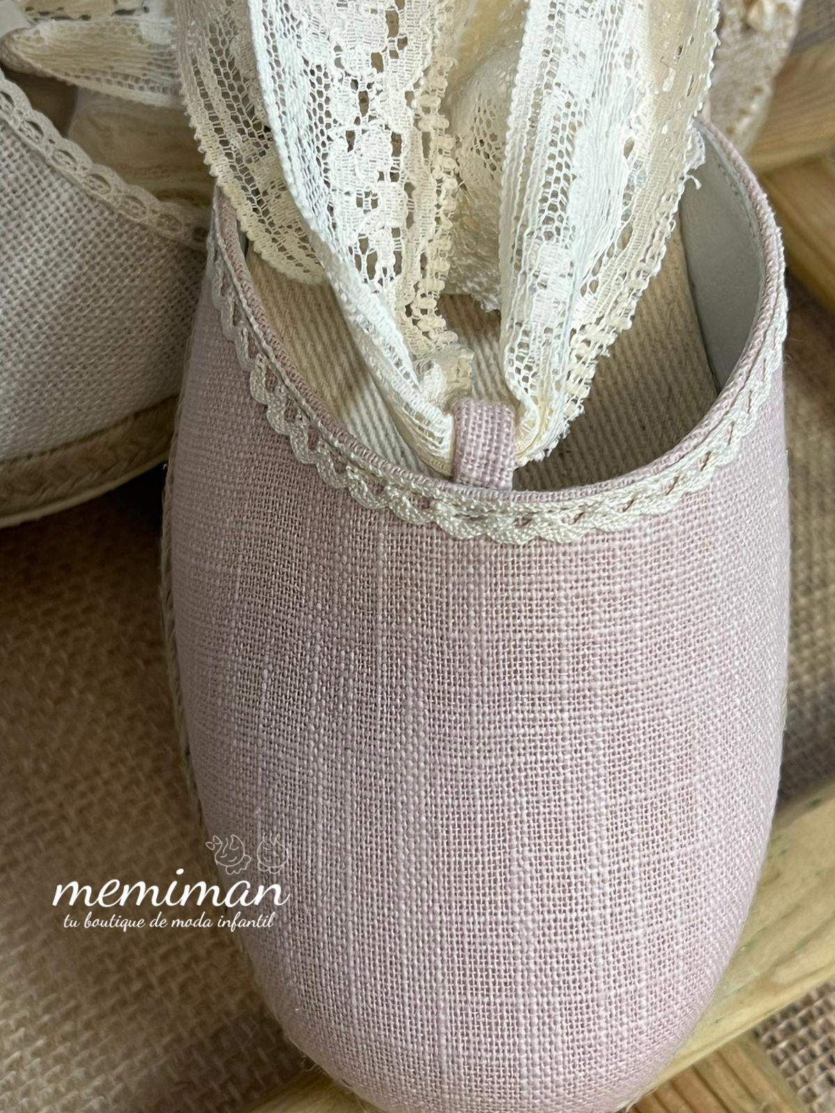 1409H Espadrille LEINEN mit Schnalle