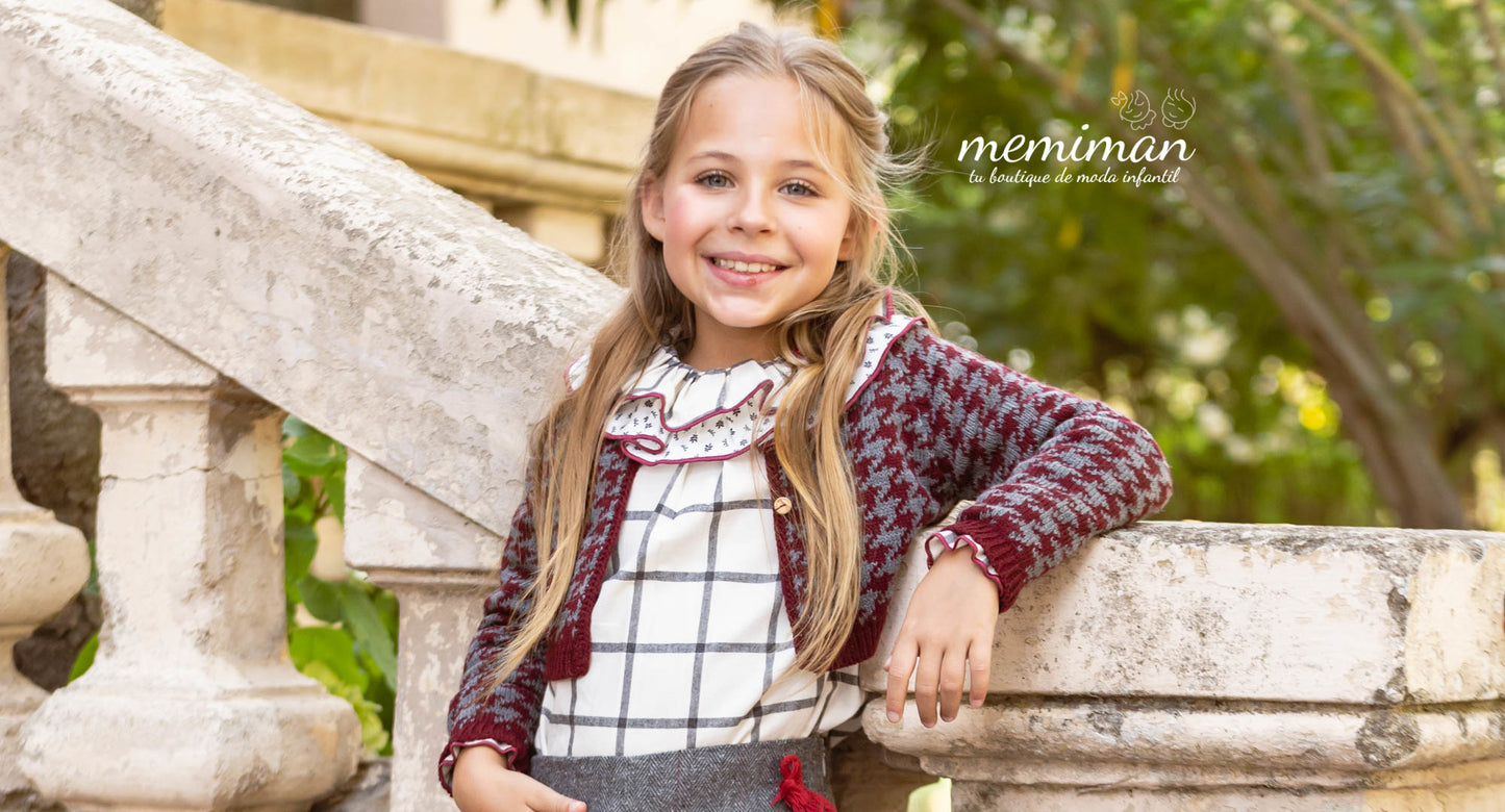 Veste BORDEAUX Pied de Poule