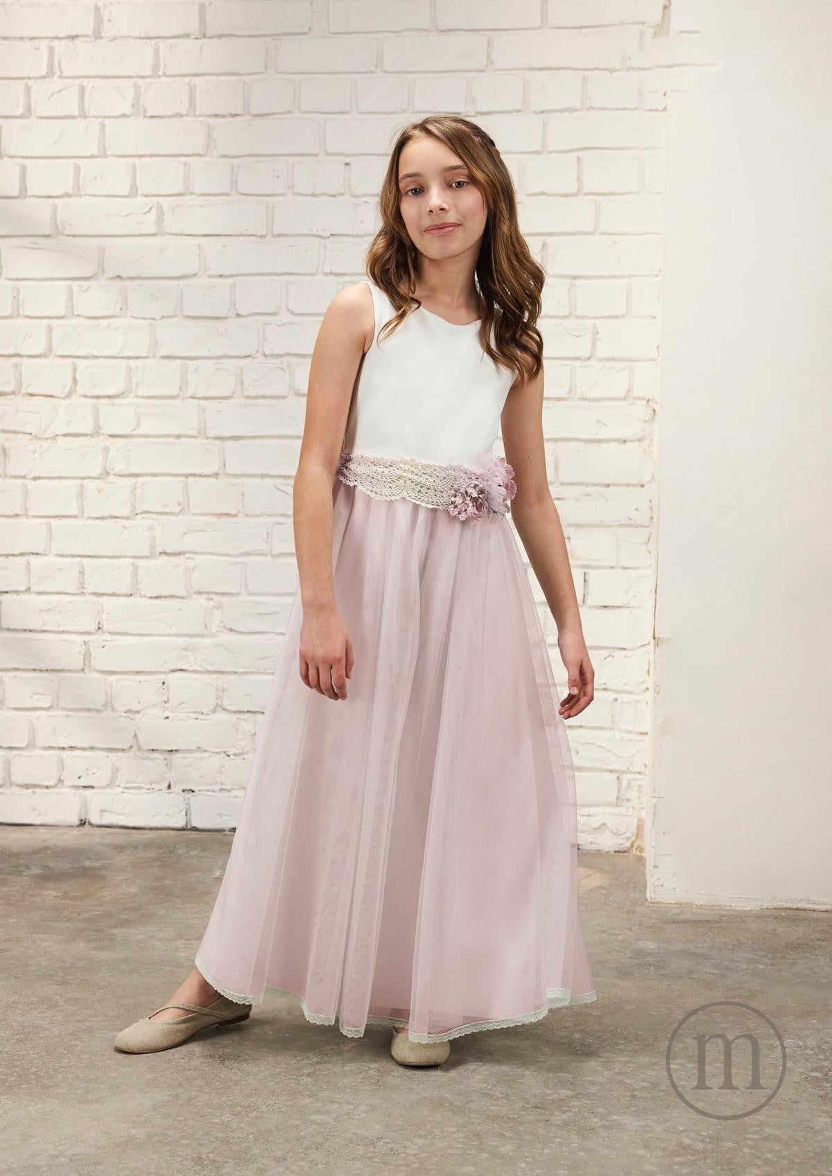 656132 Tuta Comunione Tulle