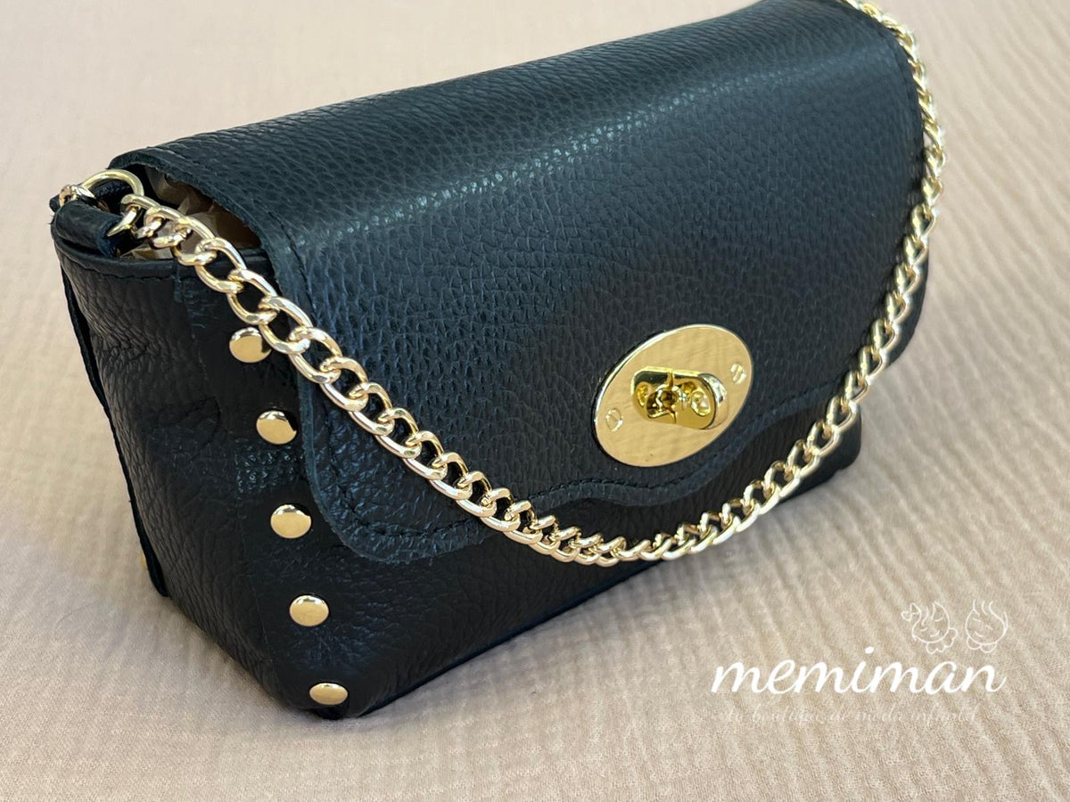 01979 Minibolsa em Pele