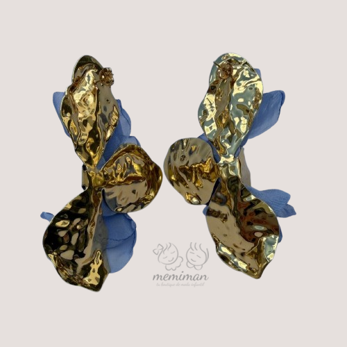 Pendientes FLORES TELA
