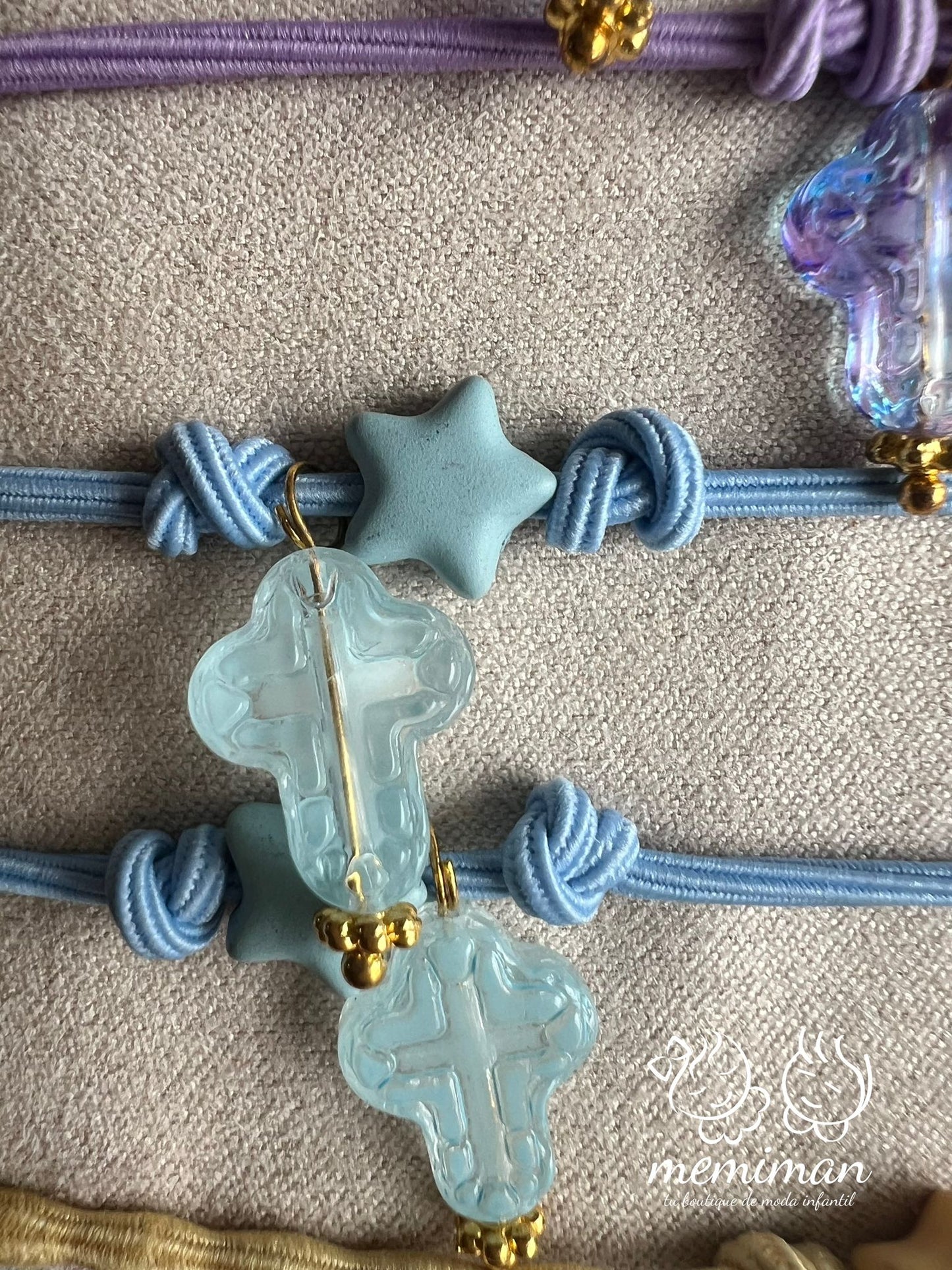 CRUZ-ESTRELLA Pulsera Elástica