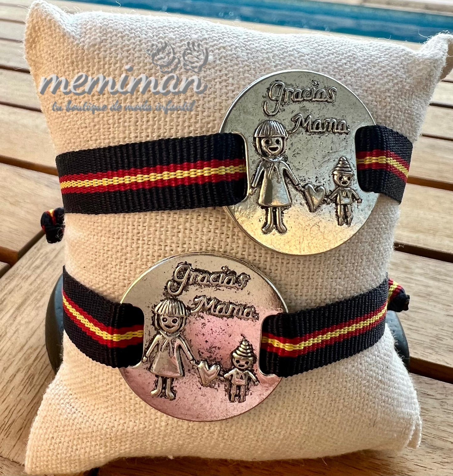 Bracelet ruban MERCI MAMAN Espagne