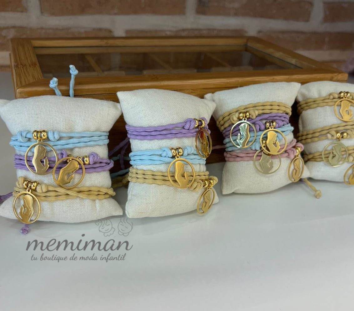 VERGINE collana-bracciale elastico
