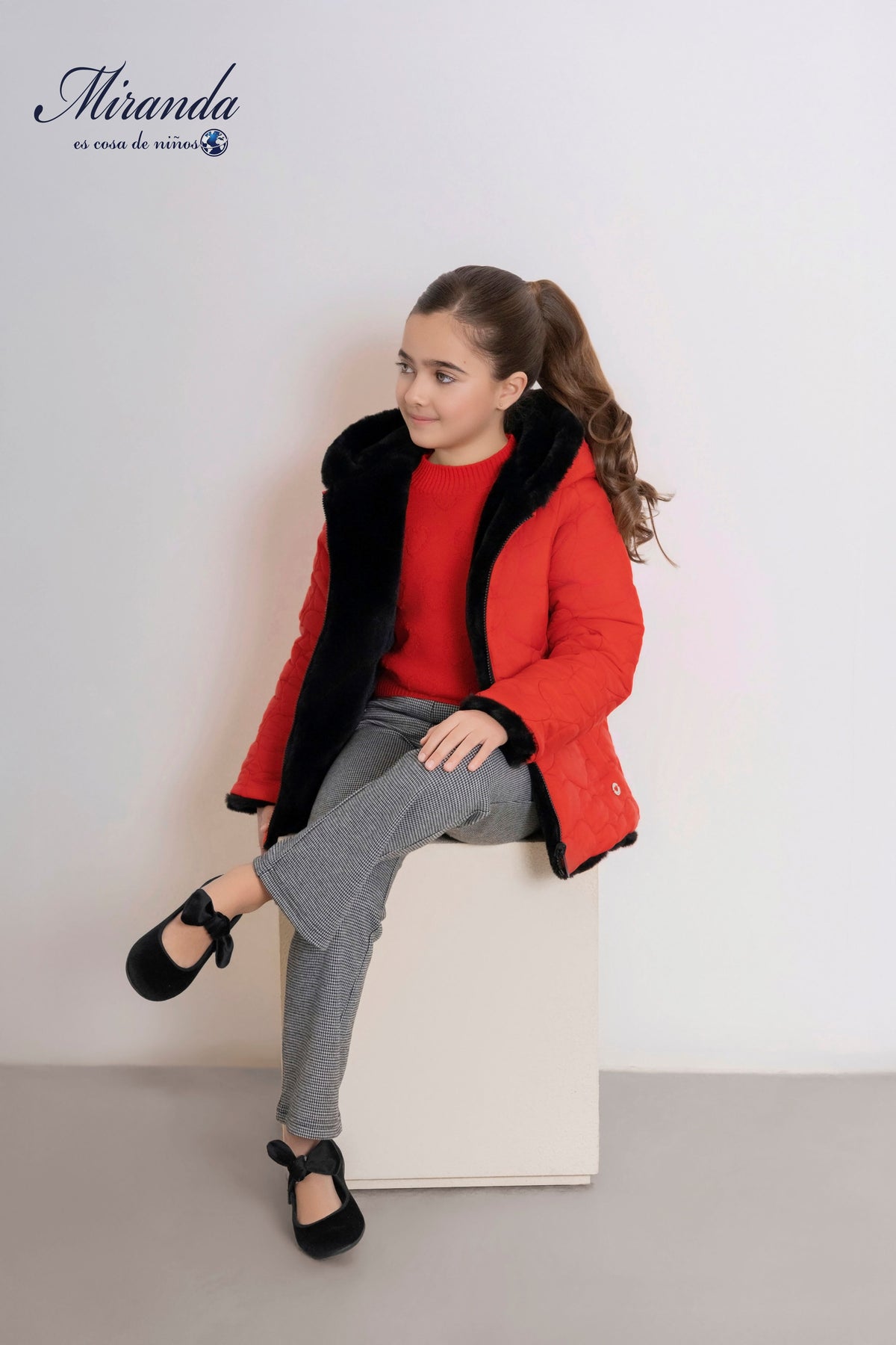 38-0315- Parka reversibile bambina