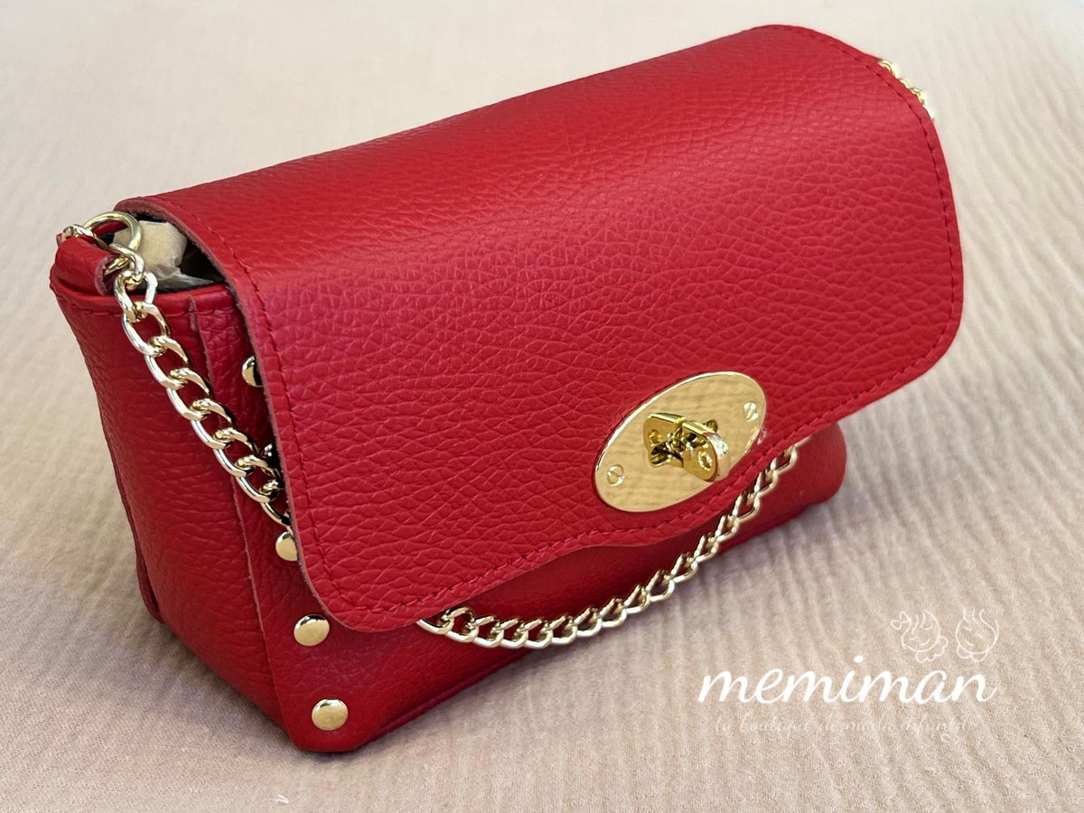 01979 Minibolsa em Pele