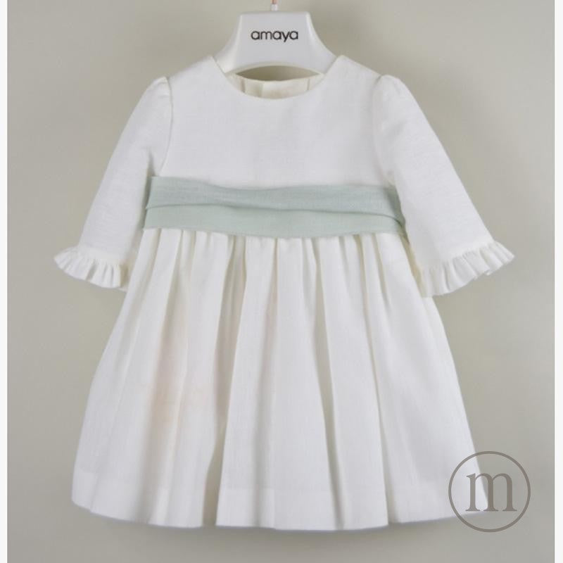 190202MF Abito in lino da cerimonia