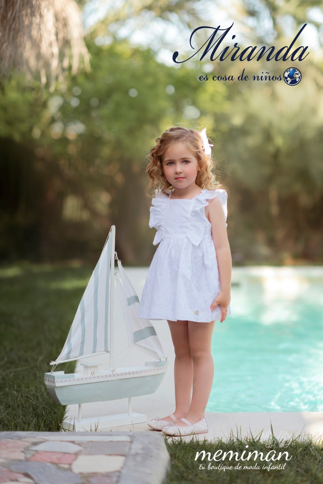 35-0600-V Vestido de criança branco