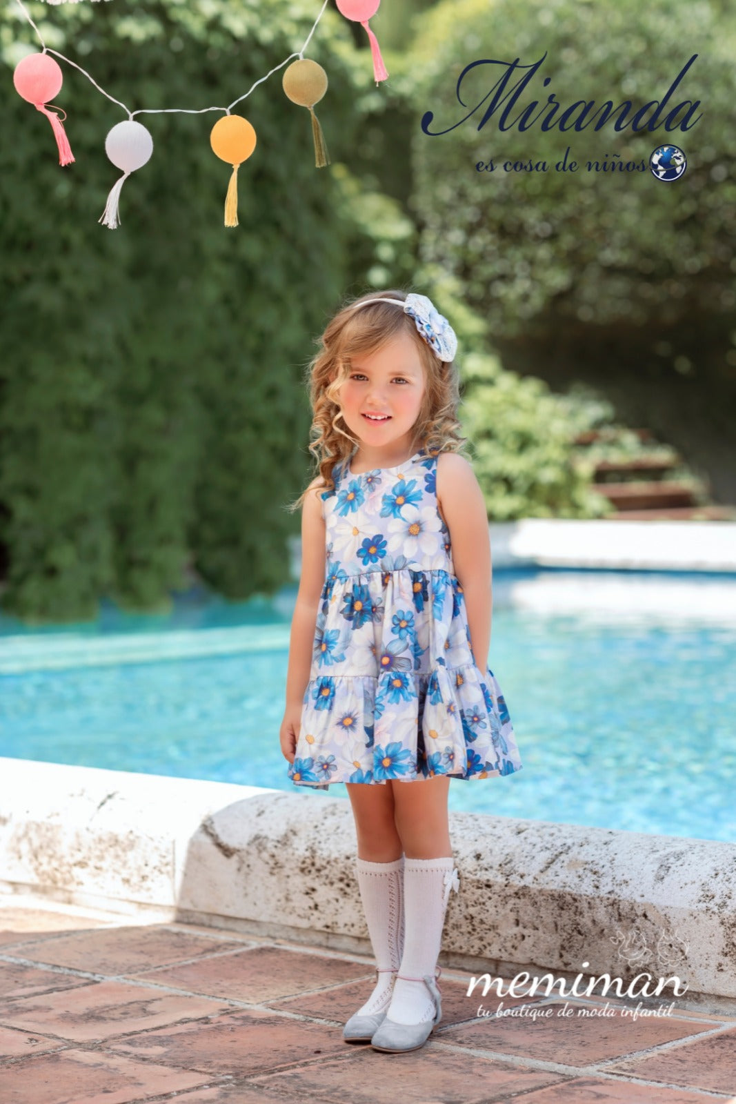 35-0245-V Bedrucktes Kinderkleid