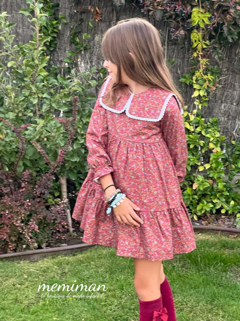 823954 Kleid mit hoher Taille und Blumenmuster