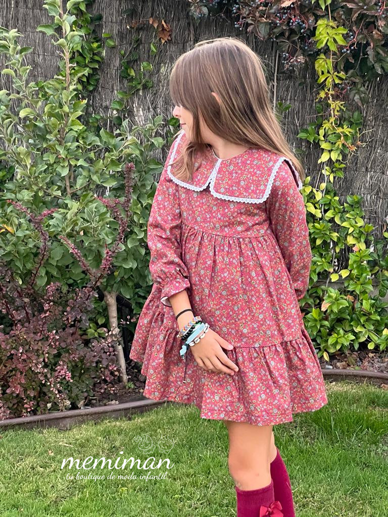 823954 Robe fleurie taille haute