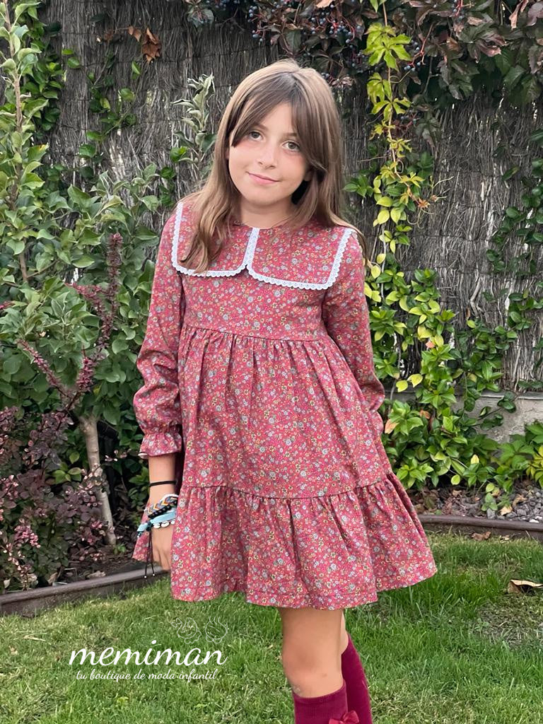 823954 Kleid mit hoher Taille und Blumenmuster