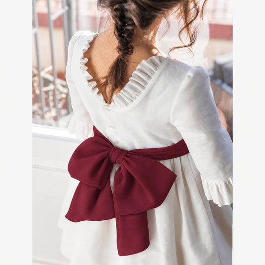 190402MF Zeremonien-Leinenkleid