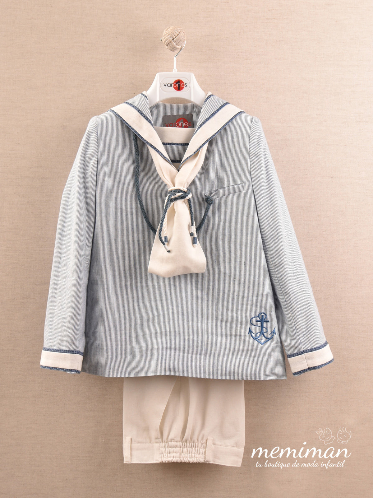 10-01064 Traje marinero lino (OUTLET)