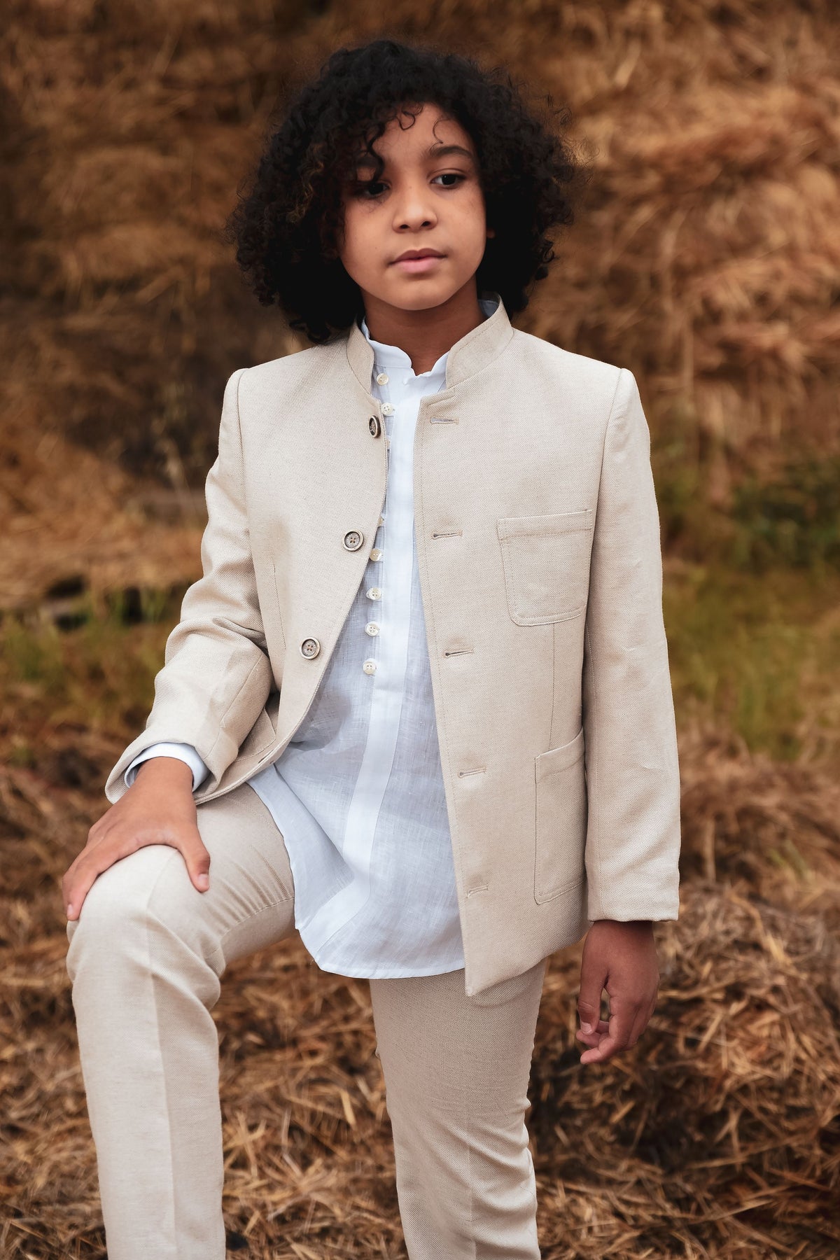 10-03042 Suit Jacket C/Mao