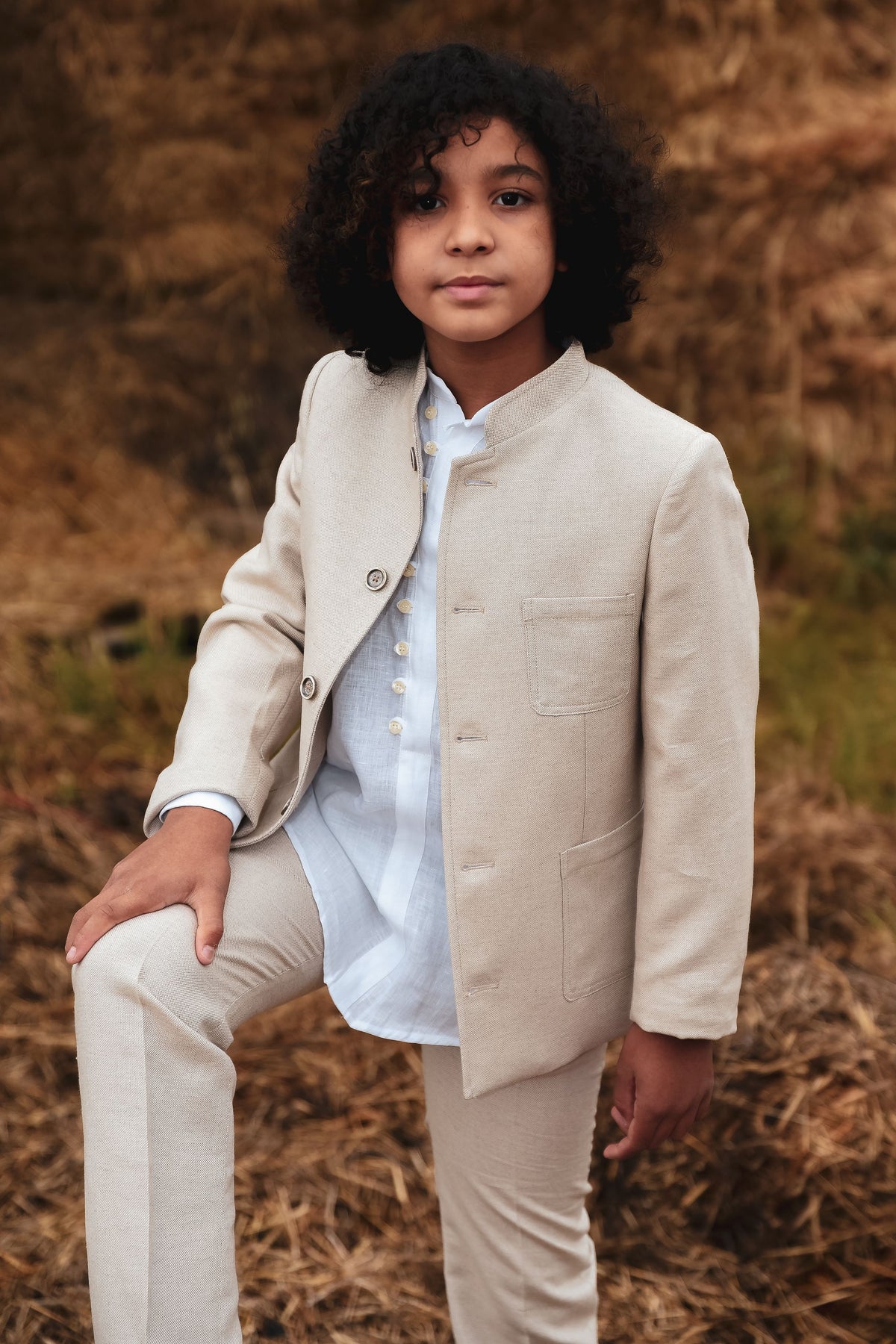 10-03042 Suit Jacket C/Mao
