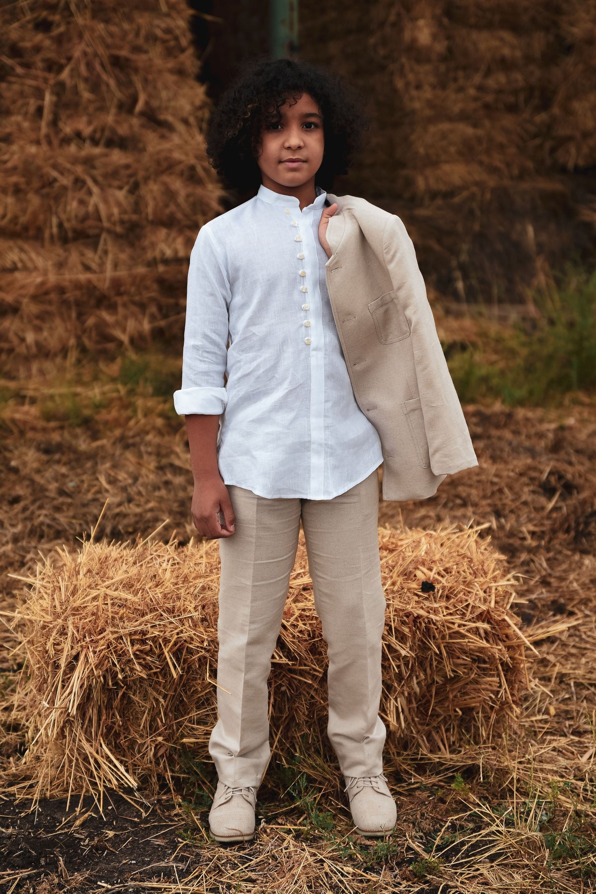 10-03042 Suit Jacket C/Mao