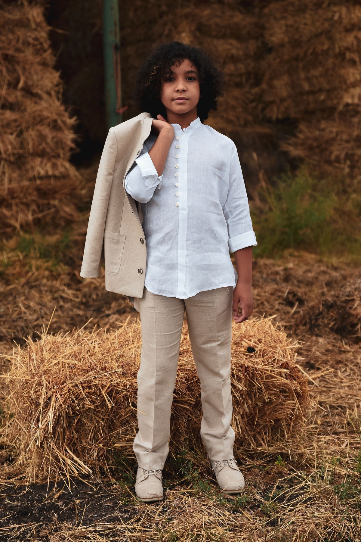 10-03042 Suit Jacket C/Mao