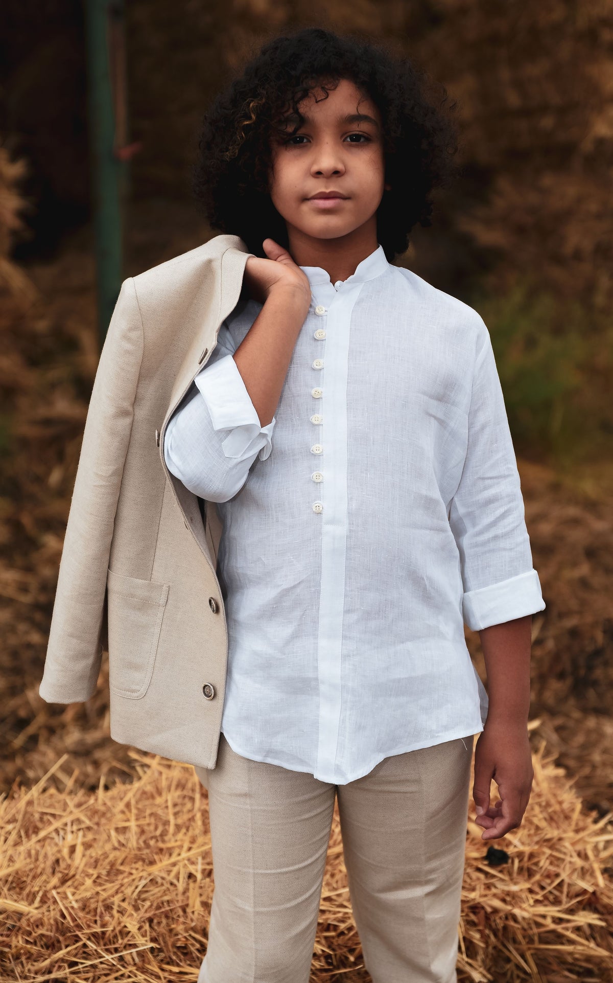 10-03042 Suit Jacket C/Mao