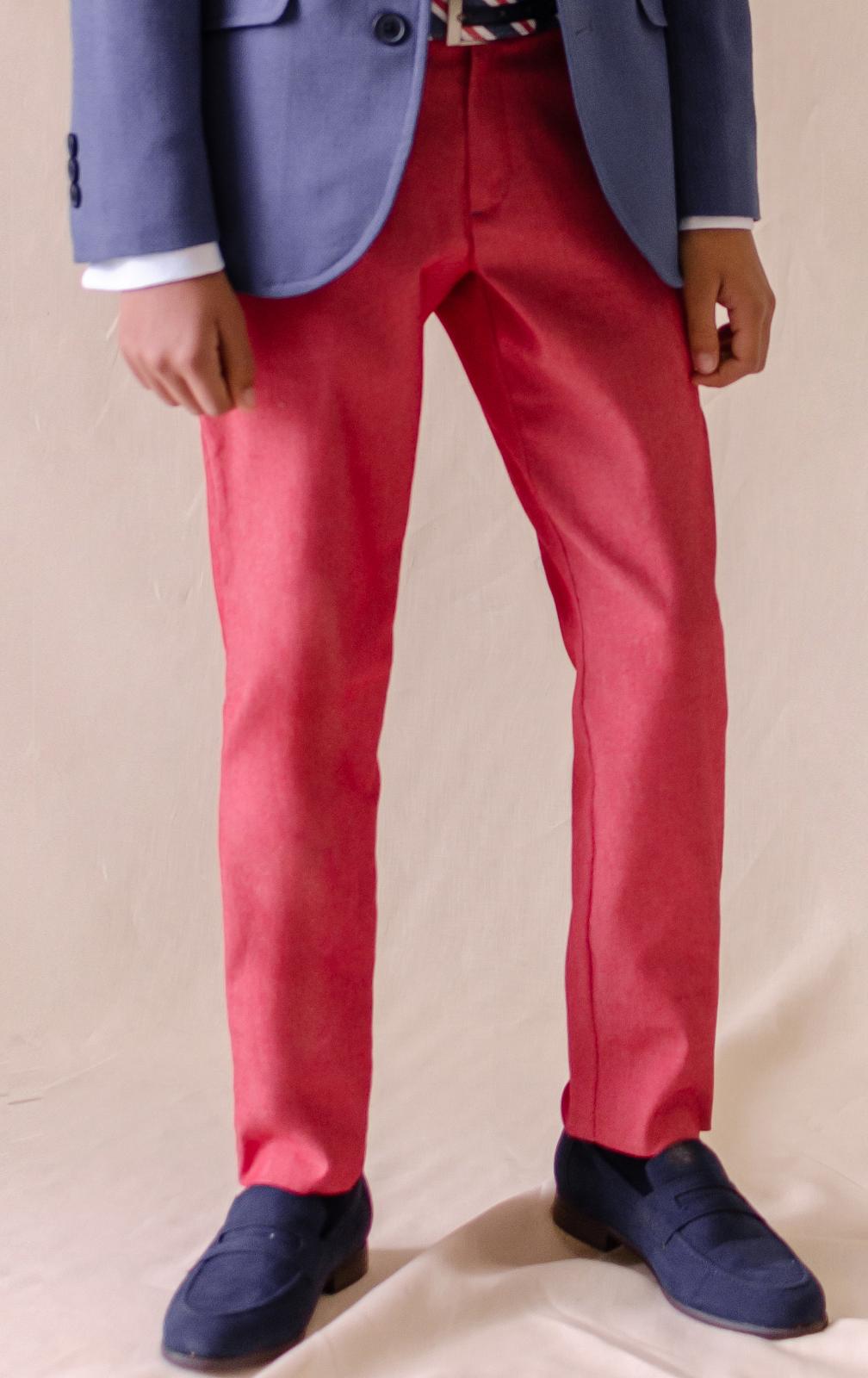 10-05034 Pantalón chino largo fantasía