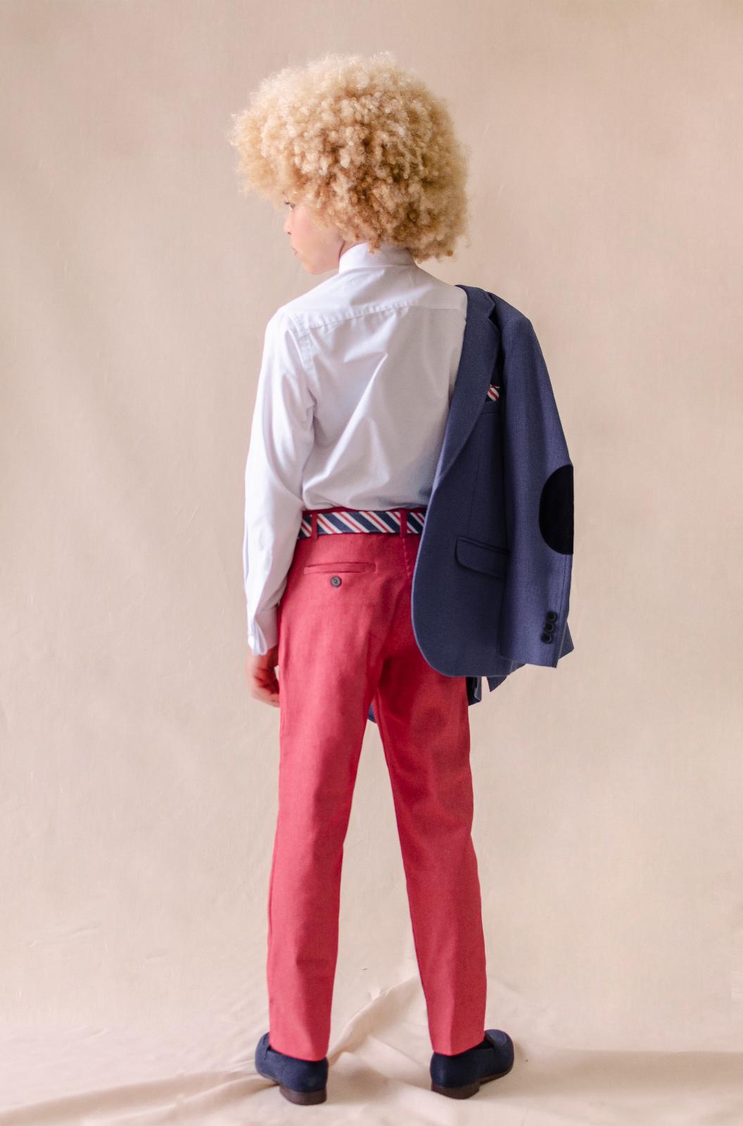 10-05034 Pantalón chino largo fantasía