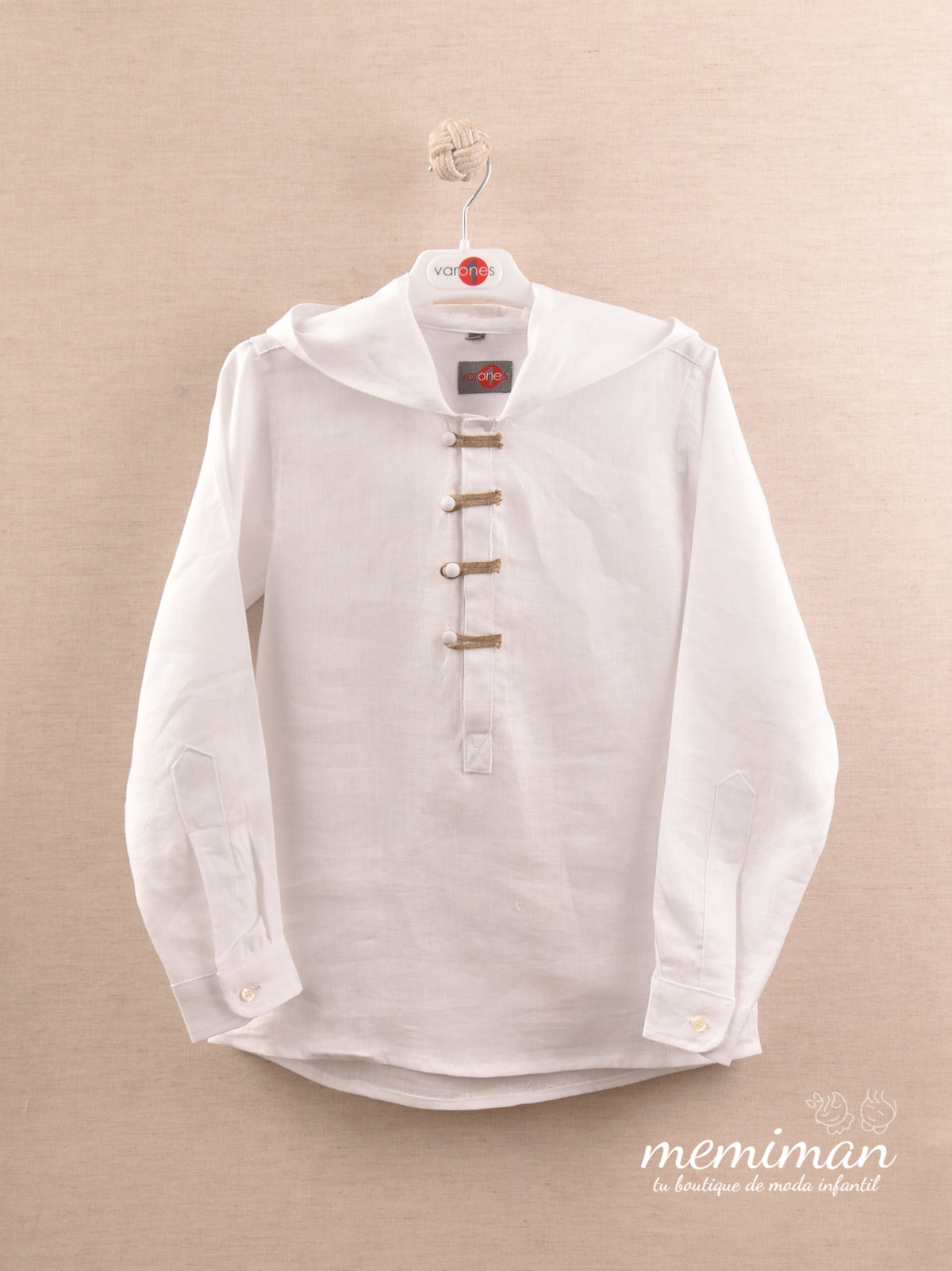 10-06125 Camisa de Linho com Capuz