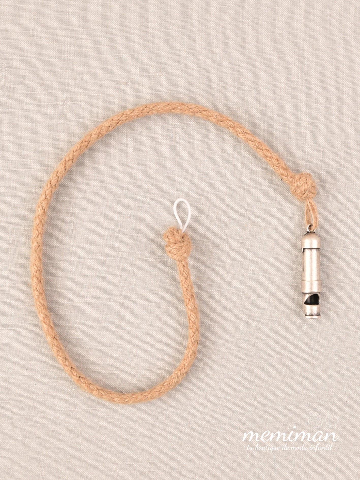 10-09033 Silbato Cordón Yute