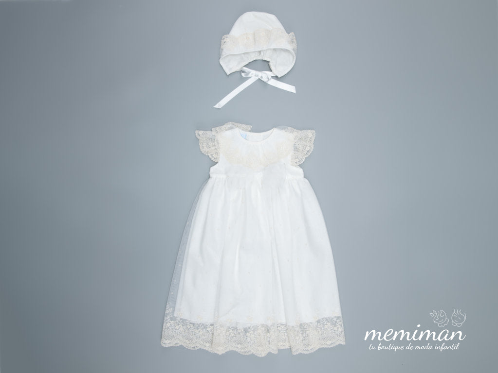 122-307 Jupe chrétienne en tulle plumeti