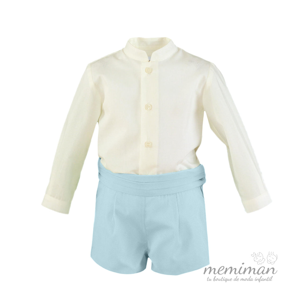 33-0123-23 Conjunto camisa-pantalón corto niño