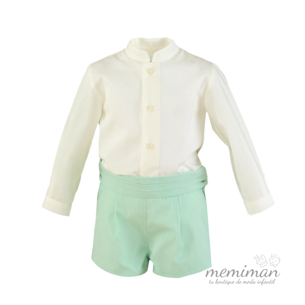33-0123-23 Conjunto camisa-pantalón corto niño