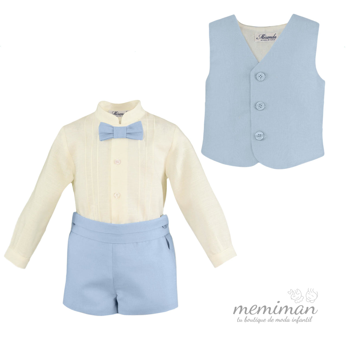 33-0124-23CH Completo camicia, gilet e pantaloni