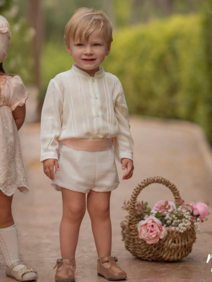 33-0126-23 Conjunto camisa-pantalón corto niño