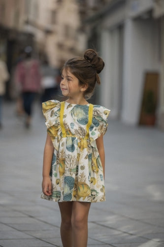 02-37019 Vestido de peixes para criança (SUPERPROMOÇÃO)