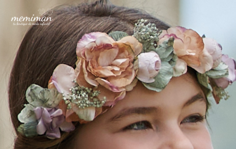EX142T DULCINEA Communion flower crown