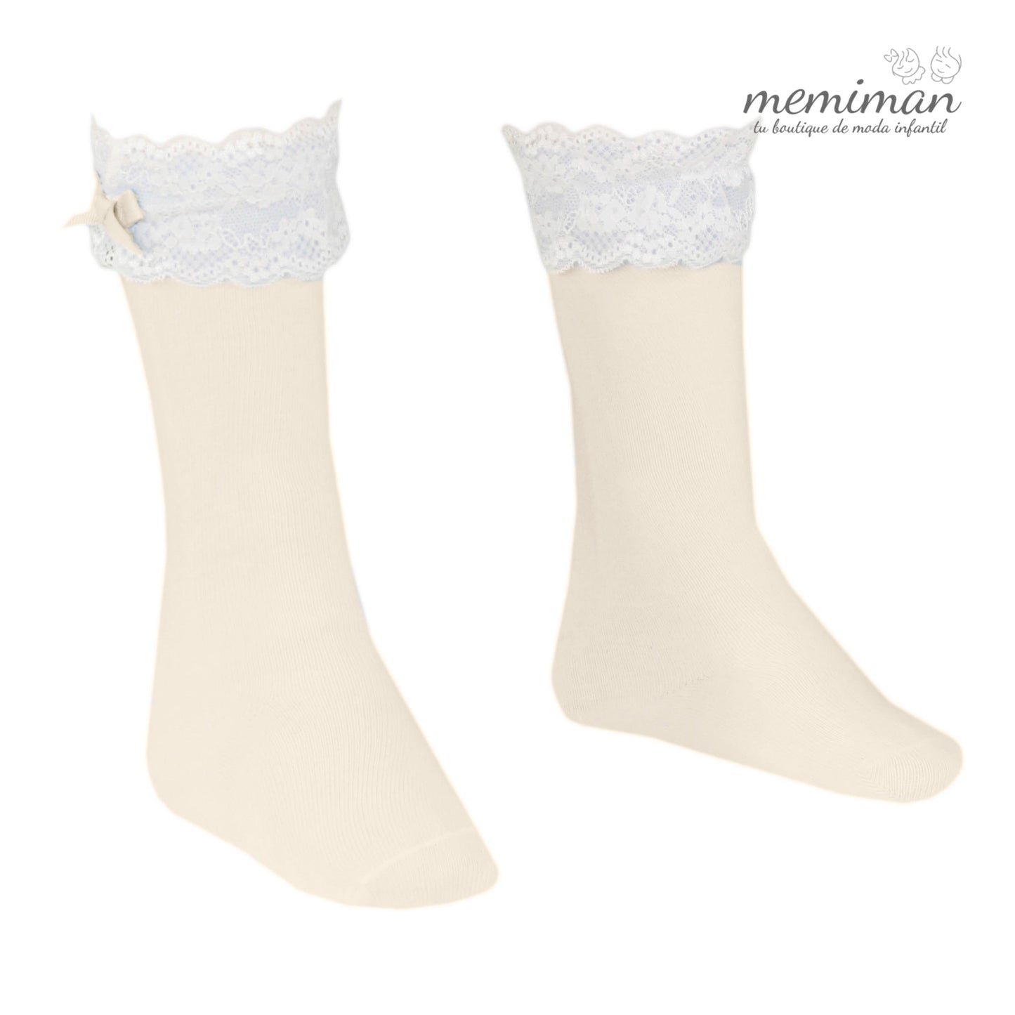 32-1503-C Calcetín encaje niña