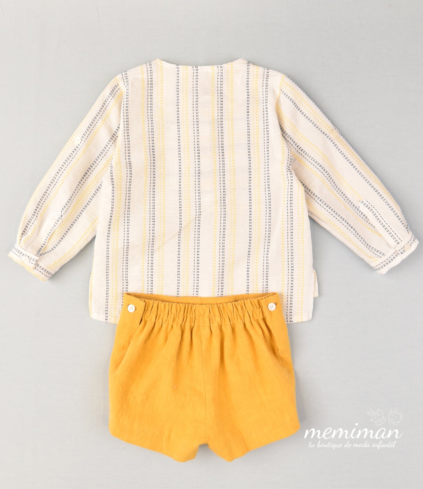 01-42037 Chemise enfant MOUTARDE (OFFRE)