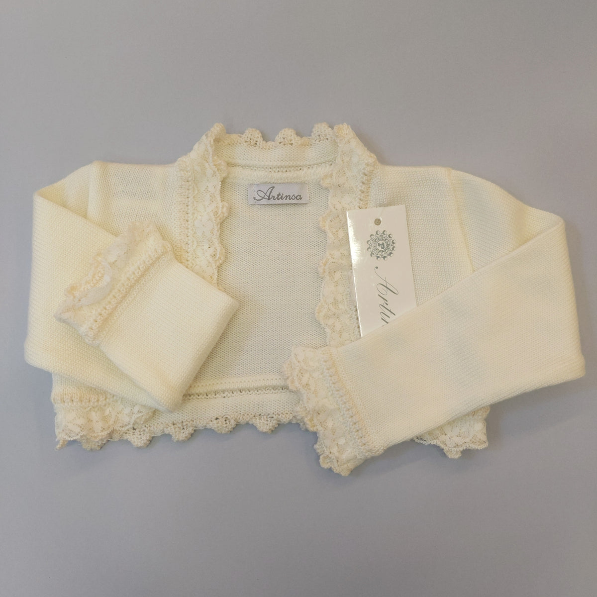 650 Bolero con bordi in pizzo