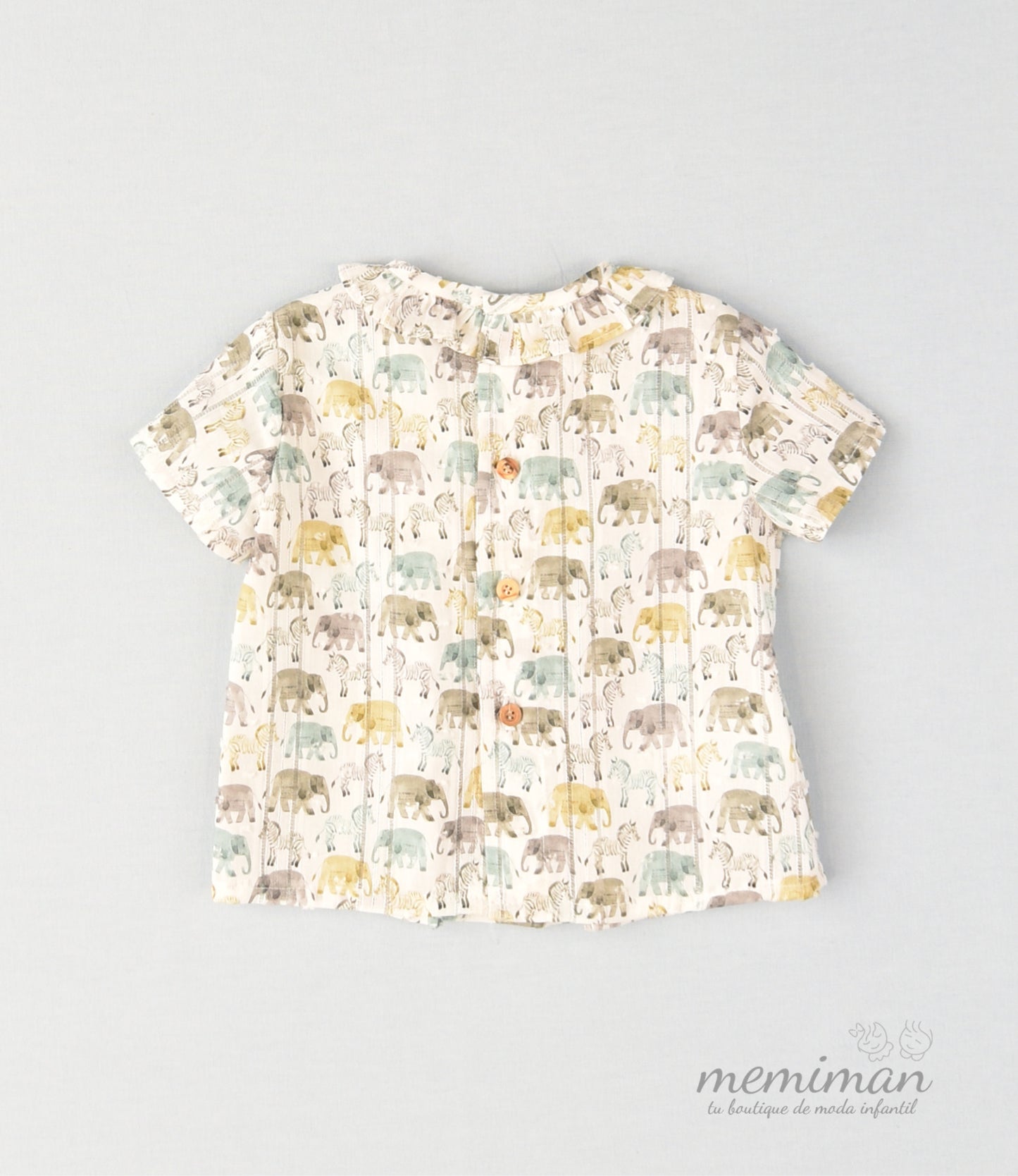 02-41056 Blusa bebé niño ELEFANTES