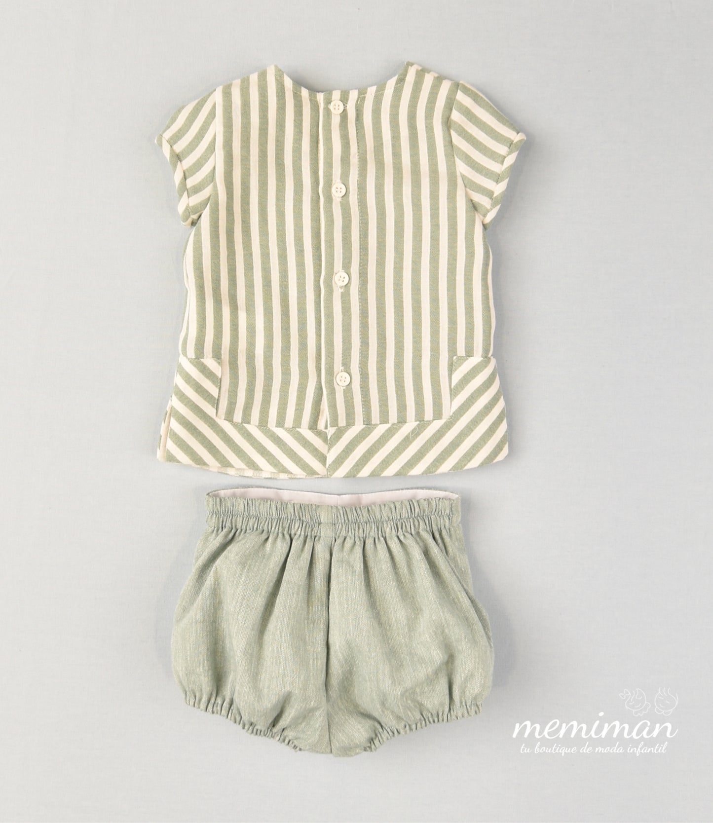 01-42017 Conjunto de bebé RAYAS