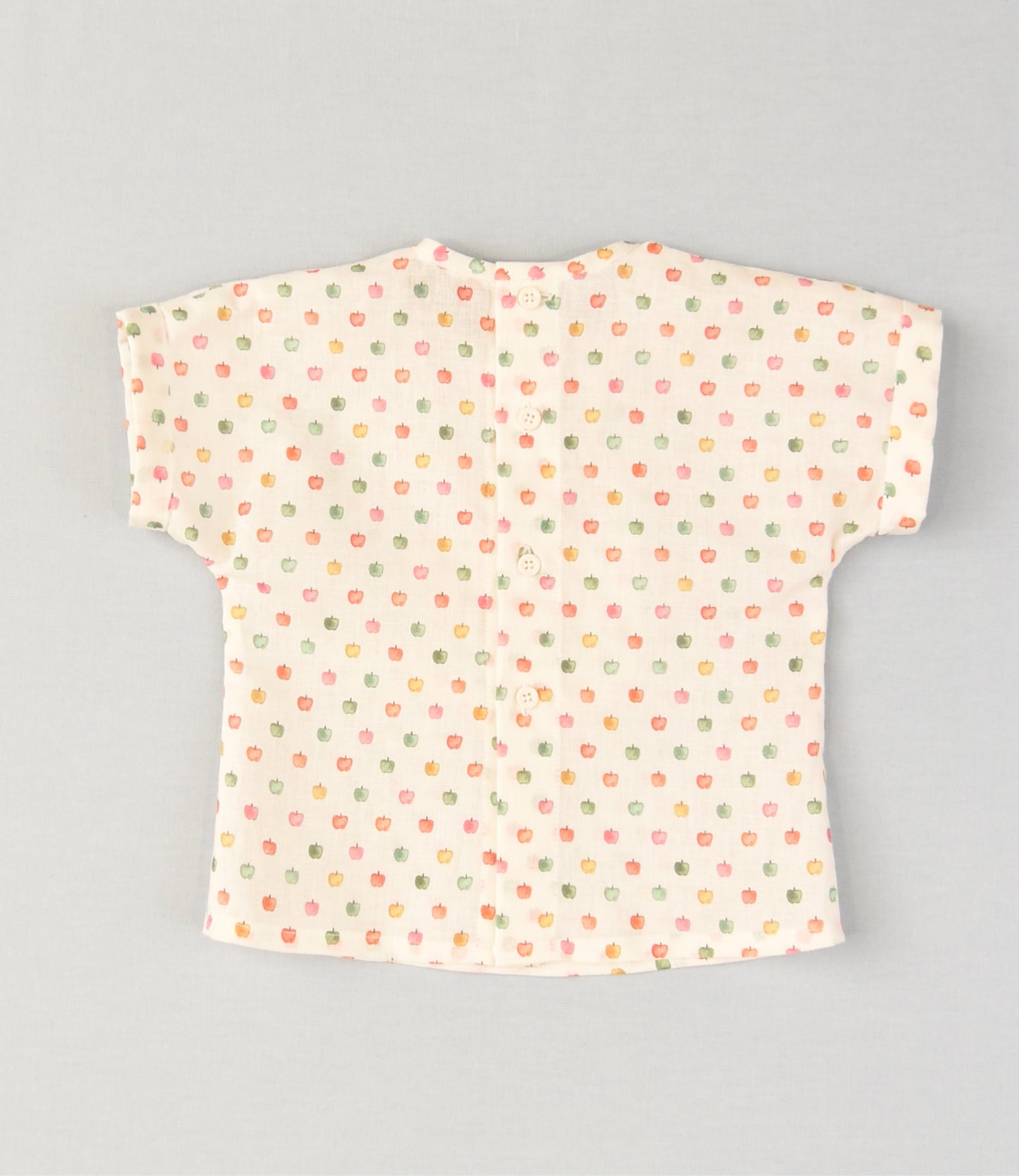 01-42072 Blusa MANZANAS bebe niño