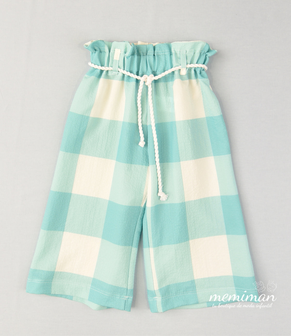 01-42170 Pantalón crop CUADROS