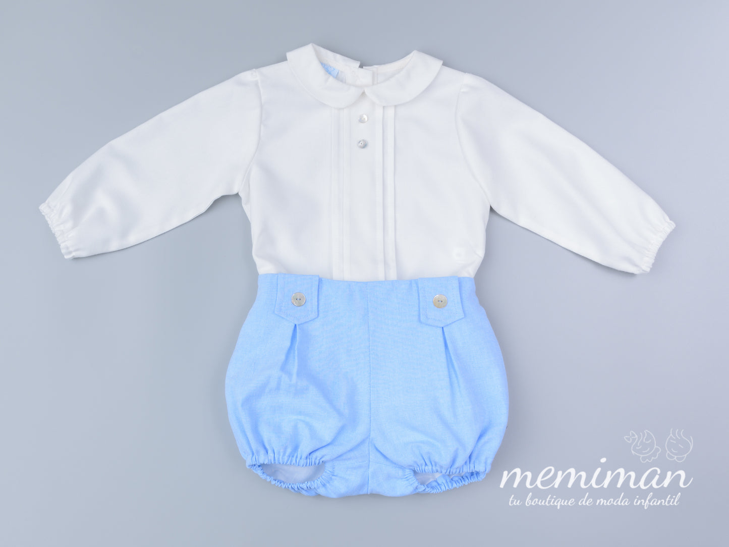 2-156 Conjunto de blusa con bombacho